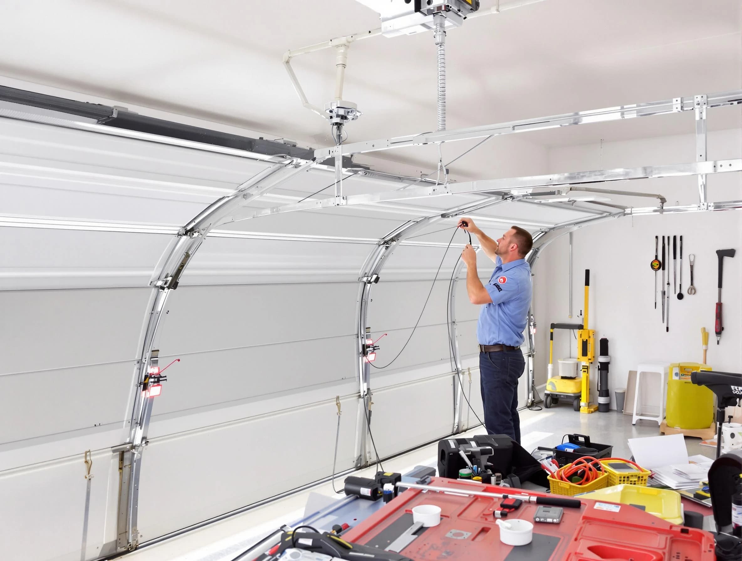 Garage door cable repair service by Albuquerque Garage Door Repair in Albuquerque