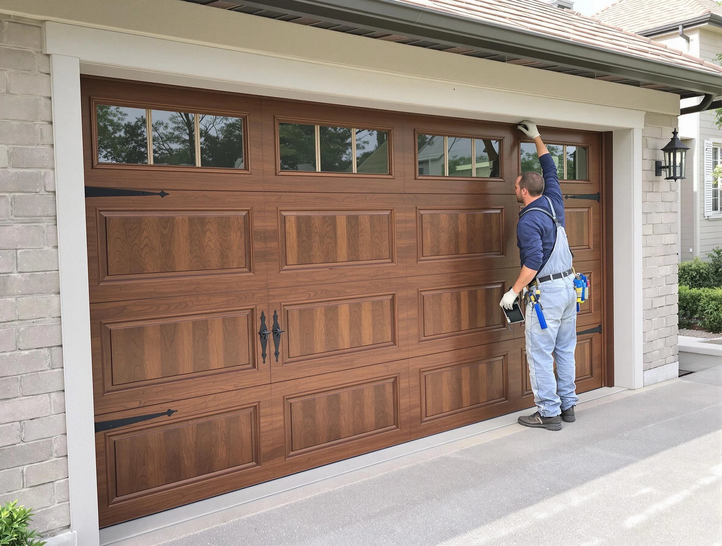 Custom garage door showcase by Albuquerque Garage Door Repair in Albuquerque