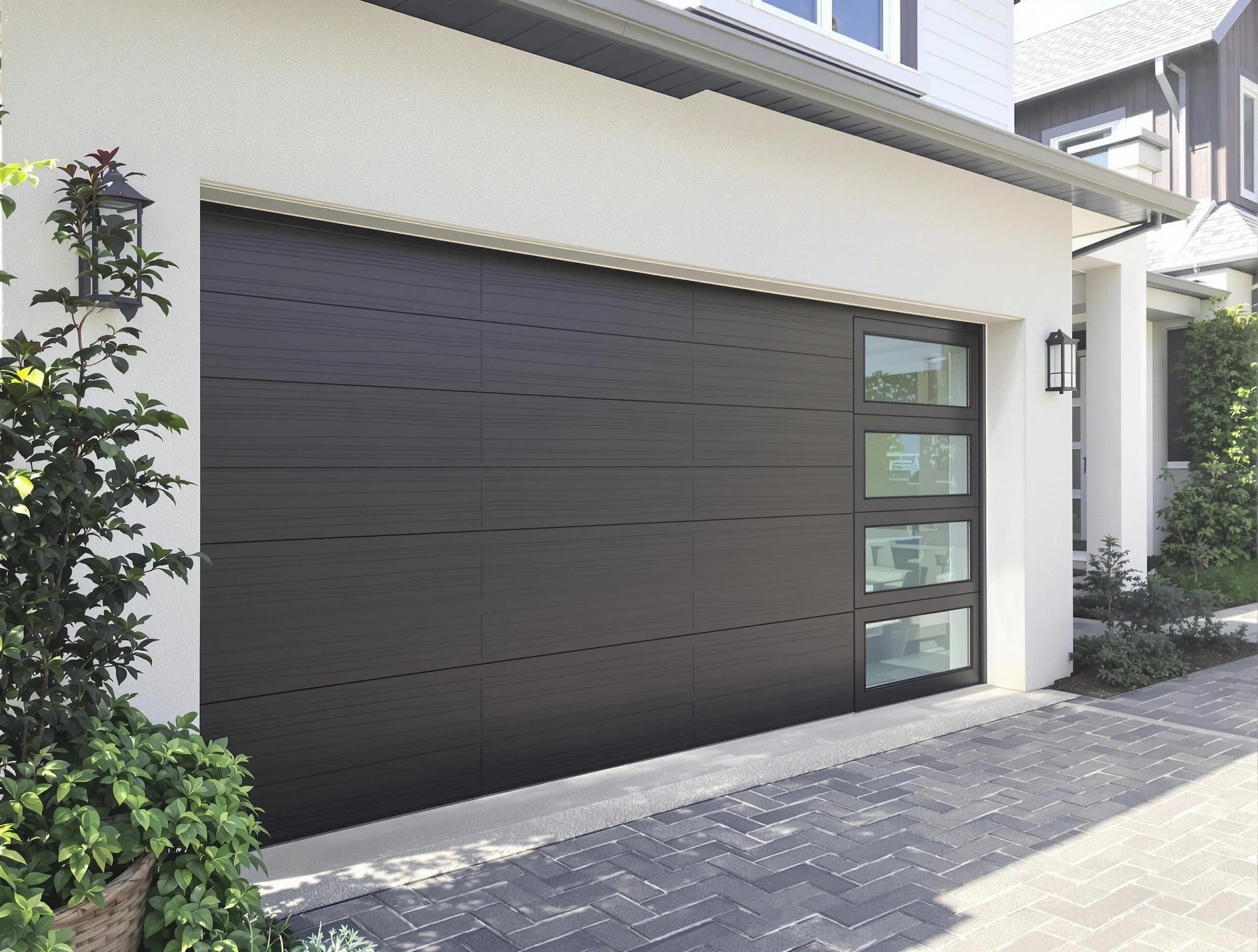 Custom garage door installation by Albuquerque Garage Door Repair in Albuquerque