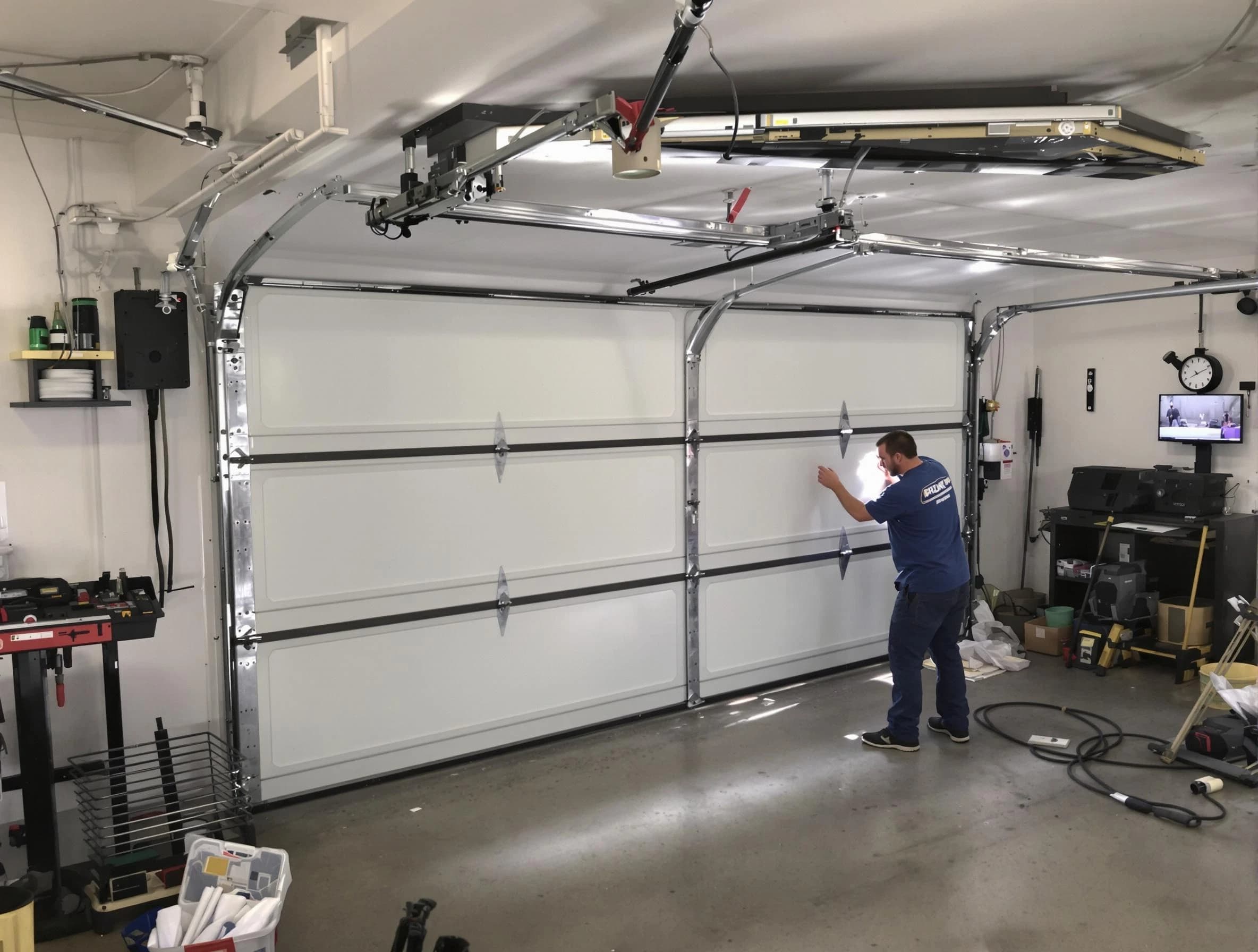 Professional garage door repair service by Albuquerque Garage Door Repair in Albuquerque