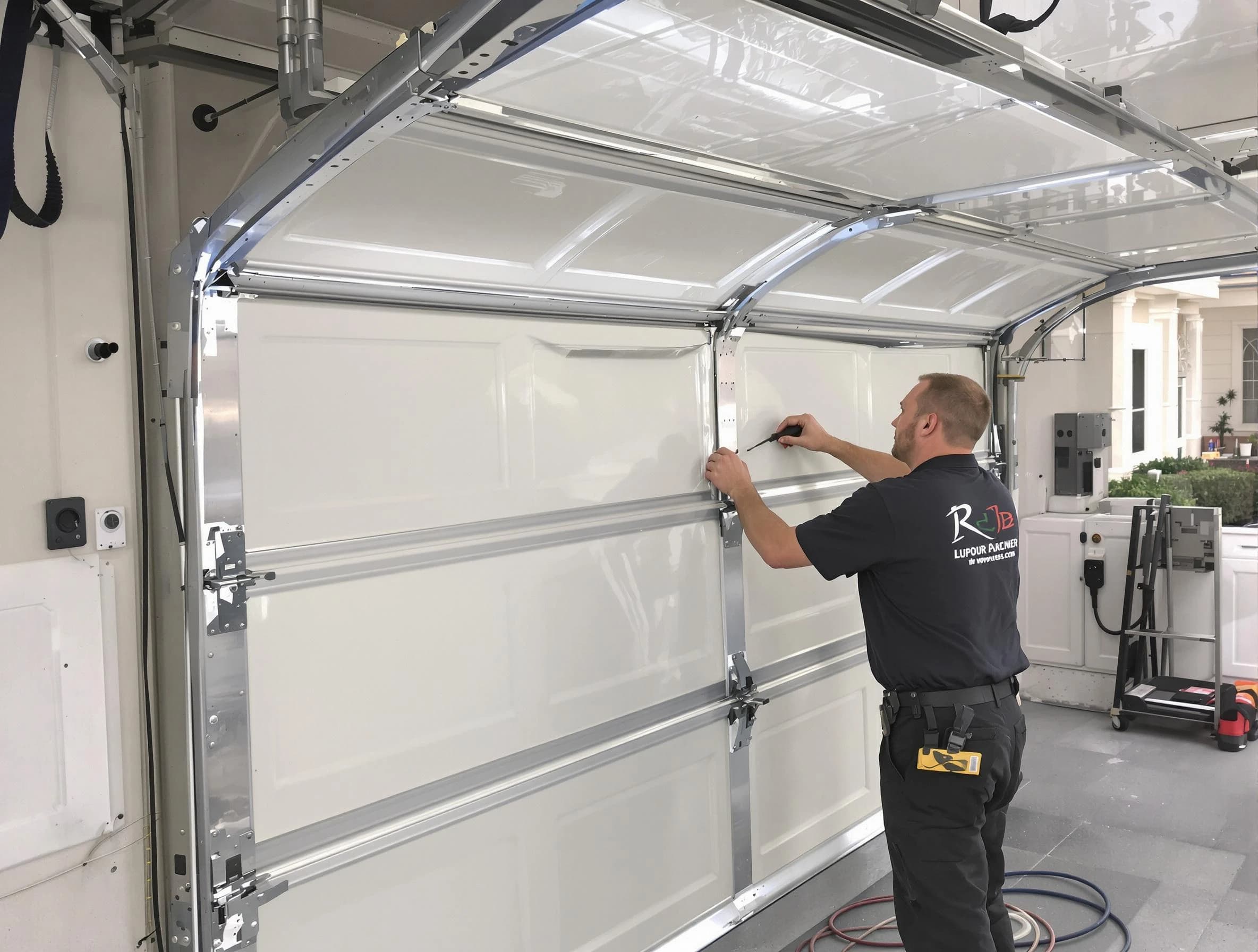 Albuquerque Garage Door Repair professional performing panel repair in Albuquerque