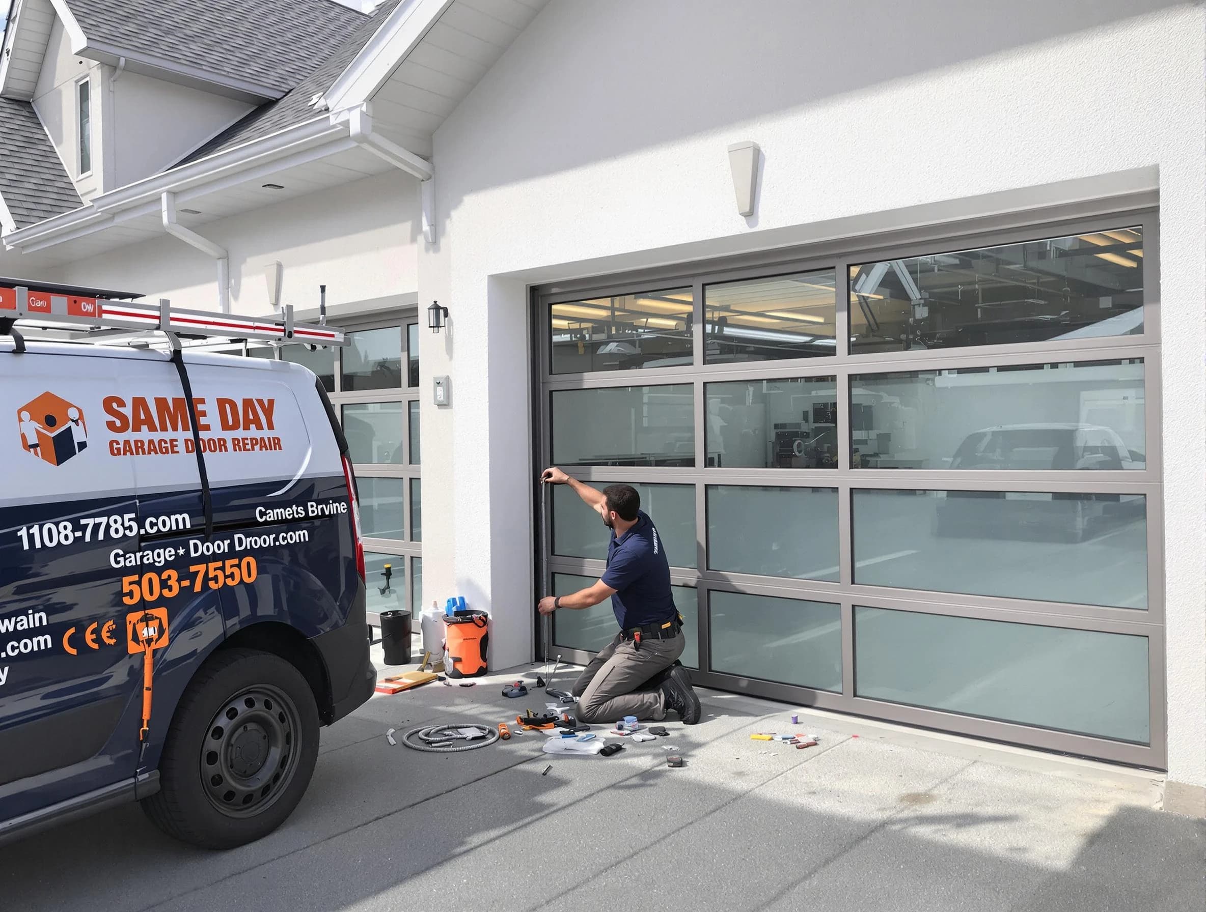 Same-day garage door repair service by Albuquerque Garage Door Repair in Albuquerque