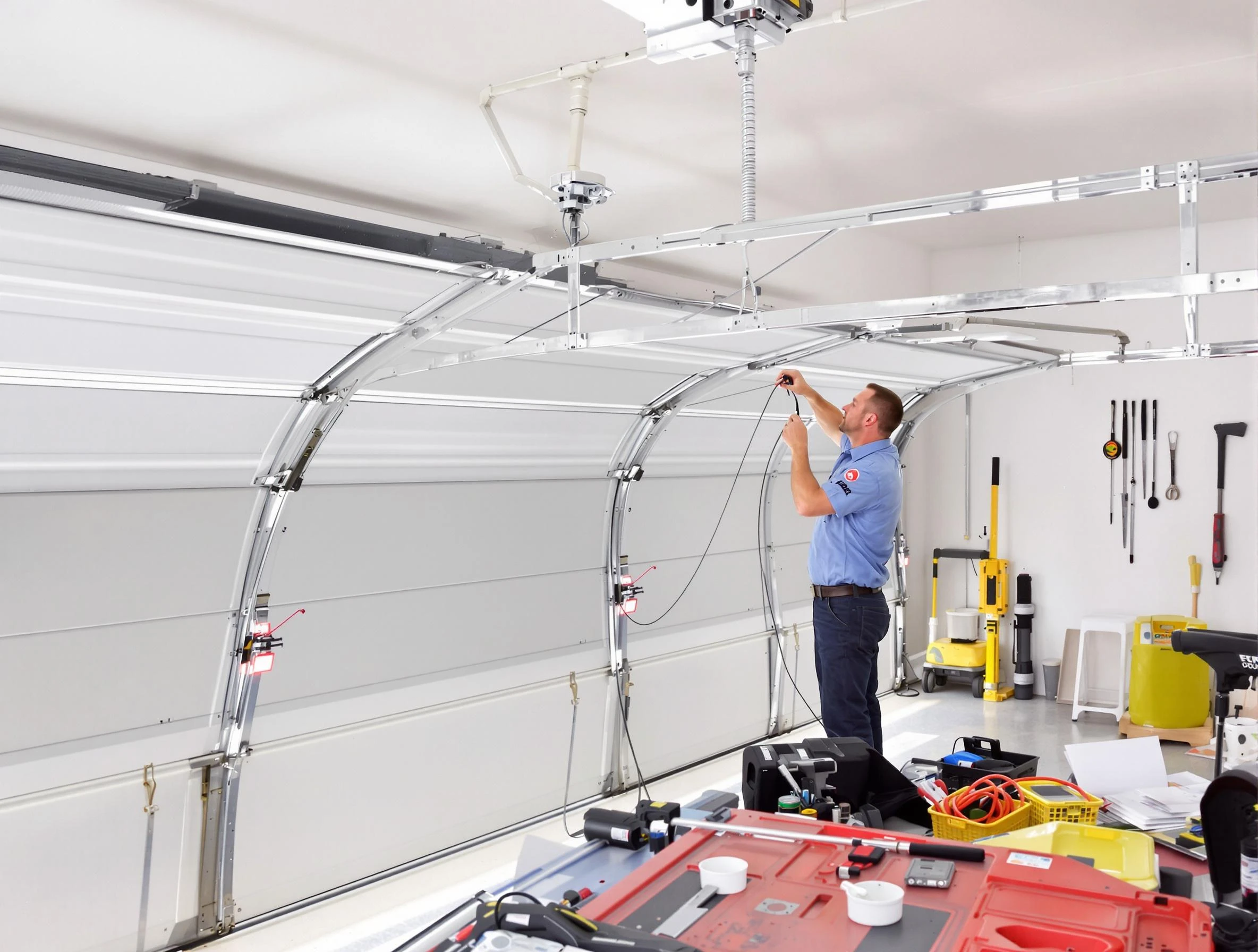 Garage door cable repair service by Albuquerque Garage Door Repair in Albuquerque