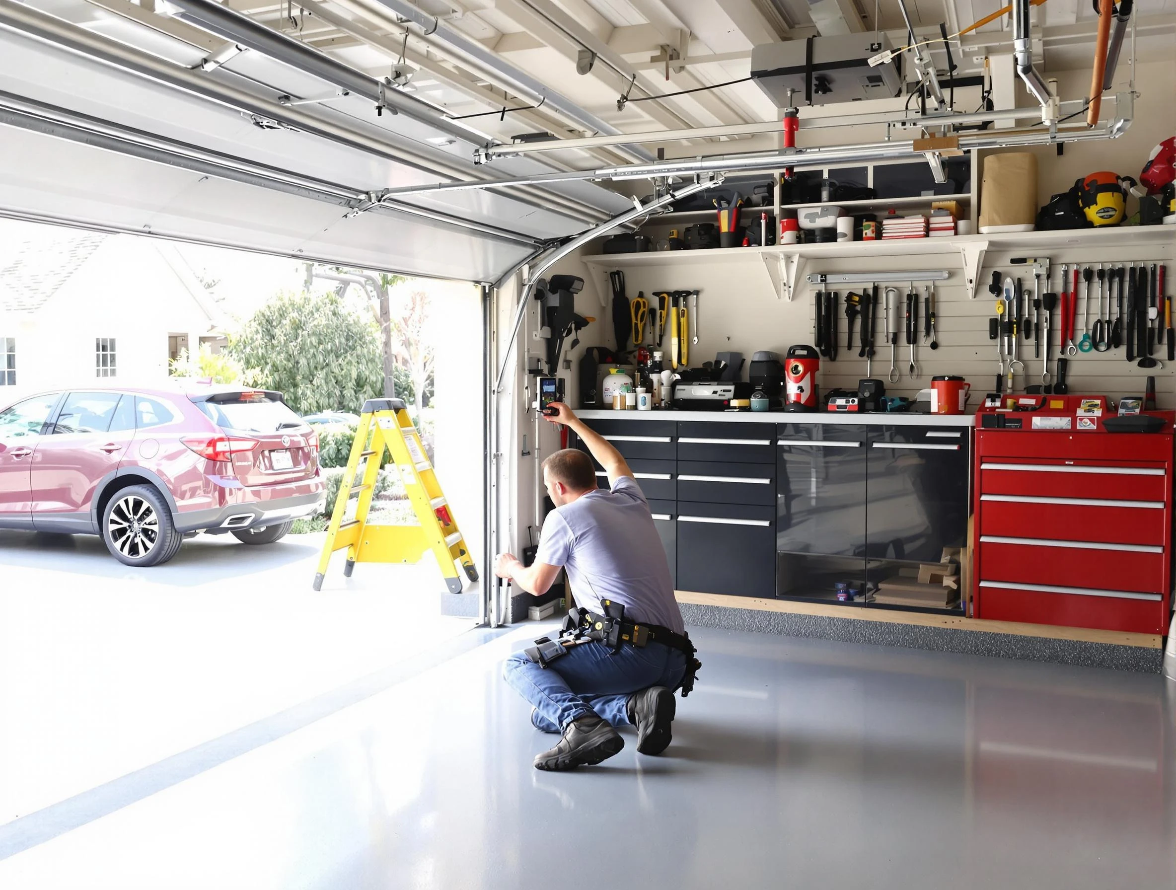 Local garage door repair service by Albuquerque Garage Door Repair in Albuquerque